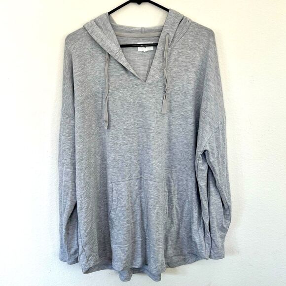 Lou & Grey Signature Soft Pullover Hoodie Sweatshirt in Grey XXL - Picture 1 of 5